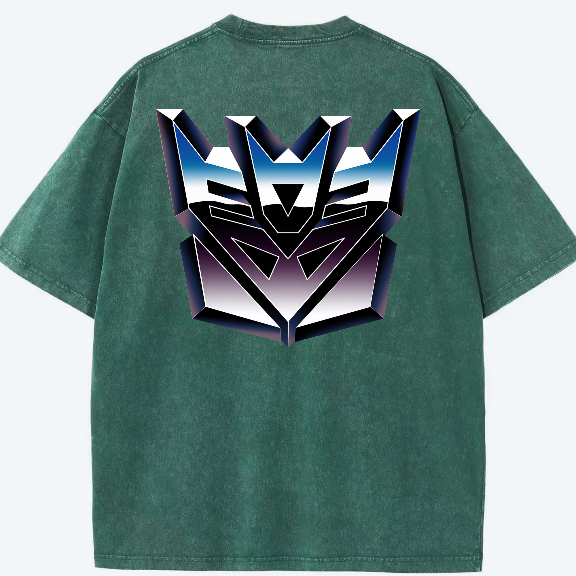 （画像用） Transformers トランスフォーマー 綿100% ヴィンテージ風 半袖Tシャツ（背面プリント）